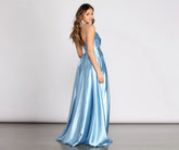 Tabitha Satin A-Line Dress